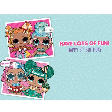 5 Today LOL Surprise 5th Birthday Card Extra Image 1